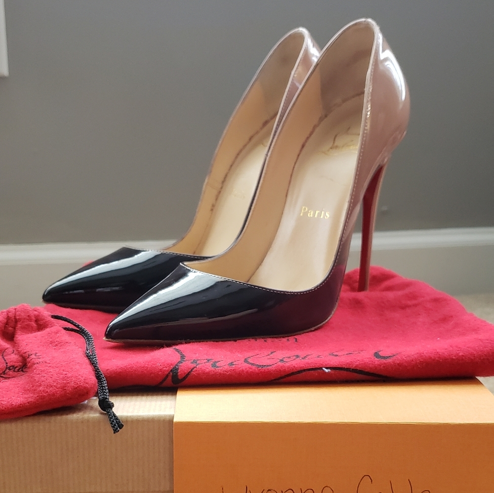Christian Louboutin So Kate Black/Nude Degrade